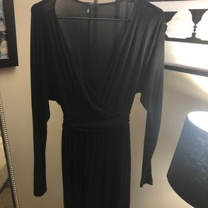Long Sleeve Black Dress